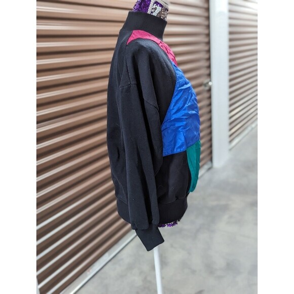 Prides Landing Sport Women's Large Retro 80s 90s Windbreaker Color block Sweater - Picture 6 of 8